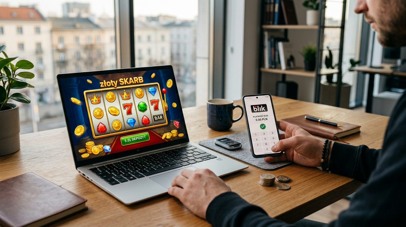 Płatność BLIK 5 zł w kasynie online