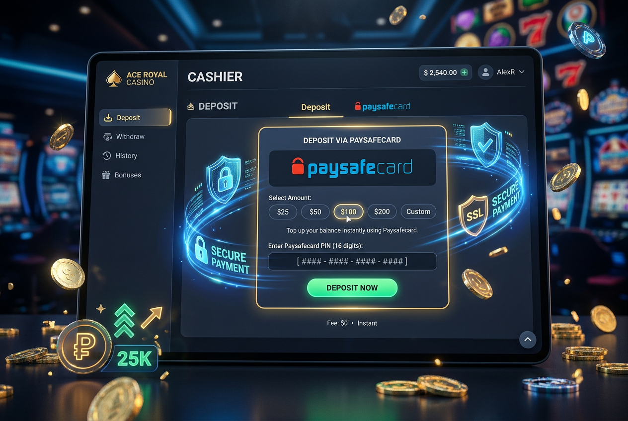 Bezpieczne płatności w kasynie online przez system Paysafecard